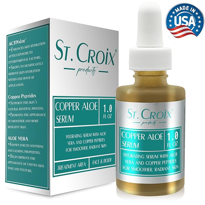 Copper Aloe Serum - Soothing Aloe Concentrate with Copper Peptides - 1 oz
