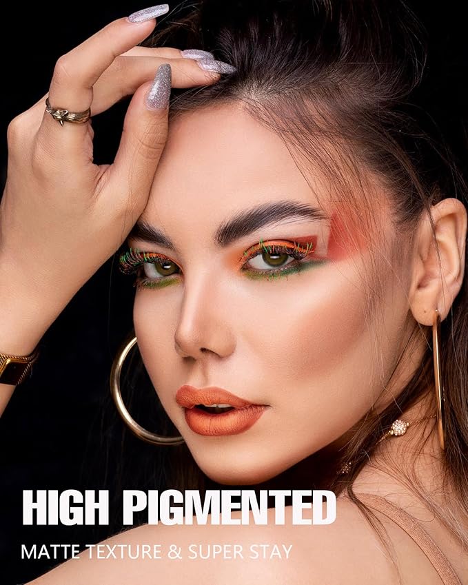 MAKI YIKA Orange Lipstick for Women Color Stay Long Lasting Lipsticks Coral Matte Liquid Lipstick Transferproof Cruelty-Free Lip Color |Coral Nude