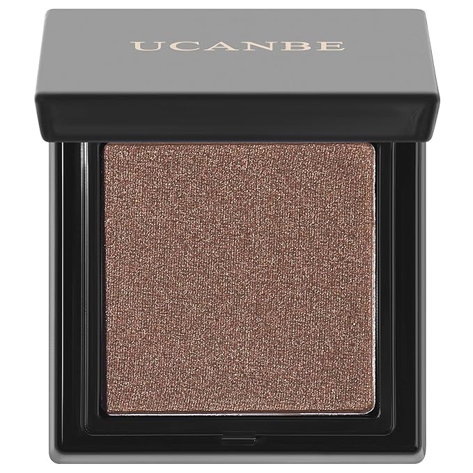 UCANBE Tapestry Taupe Single Eyeshadow Palette, Highly Pigmented Shimmer Eye Shadow Powder, Professional Long-Lasting Waterproof Makeup Palette