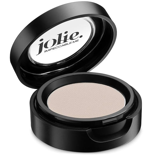 Jolie Cosmetics Powder Pressed Matte Eyeshadows - Cruelty Free, Vegan, Single Pan Eyeshadow 1.48g Base Neutrals (Sand & Surf)