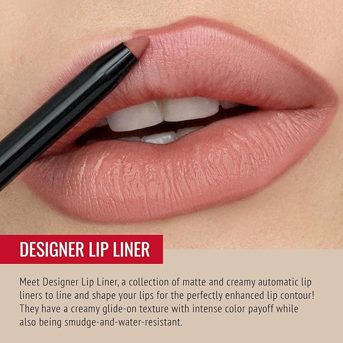 Runway Rogue ‘Guest List’ Matte Nude 90s Vibe Lipstick Bundle with ‘Nude Awakening’ Spiced Nude Designer Liner Lip Liner Pencil and Sharpener