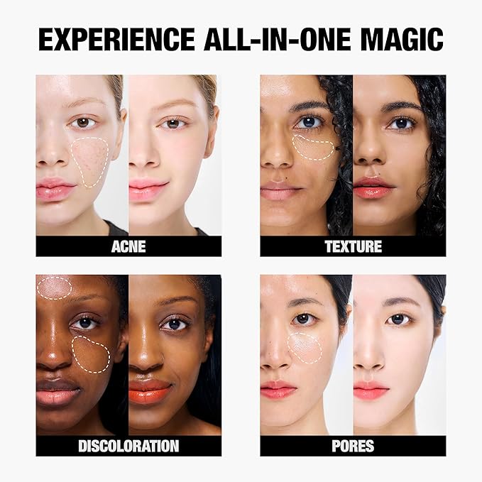 Multi-Use Pot Concealer - Triple Palette | High-Pigmented, Full Coverage & Crease-Proof | Korean Concealer for Dark Circles, Redness & Blemishes (00 Light, 0.52 Oz)