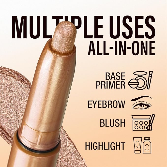 Jolilab Eyeshadow Stick Set, 4 Colors Matte Professional Bright-Colored Contouring and Highlight Stick, Cream Waterproof Long Lasting High Pigmented Eye Shadow. (4, 18+21+22+23)