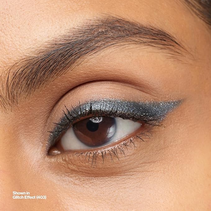REVLON ColorStay Multiplayer Liquid-Glide Eye Pencil, Multi-Use Makeup With Blending Brush, Blends Then Sets, Creamy Texture, Waterproof, Smudge-proof, Longwearing, 403 Glitch Effect, 0.03 Oz