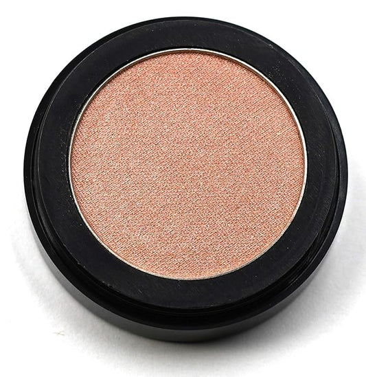 Champagne Frost Golden Glow Shimmering Shimmer Pressed Powder Single Vegan Eyeshadow; Talc, Paraben & Cruelty Free