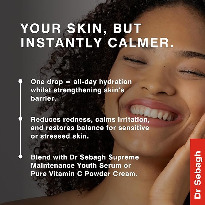 Dr Sebagh Rose de Vie Serum - 1.7 fl oz | Award-Winning Nourishing Anti-Aging Formula | Use with Dry, Mature, or Sensitive Skin | Designed to Soothe Redness & Irritation | Regenerating & Invigorating