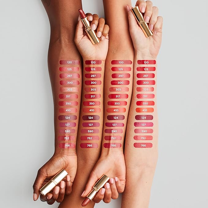 L'Oreal Paris Colour Riche Original Creamy, Hydrating Satin Lipstick with Argan Oil and Vitamin E, Blushing Berry , 1 Count