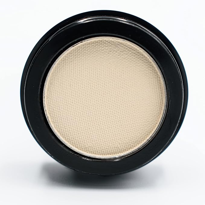 Naked French Vanilla Off White Nude Neutral Matte Pressed Powder Single Vegan Eyeshadow; Talc, Paraben & Cruelty Free