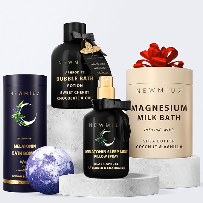 Deep Sleep Pillow Spray Lavender Chamomile Essential Oil Aromatherapy Mist for Sleep Relaxation Calming Stress Relief Bedtime Shower Spray Luxury Gift