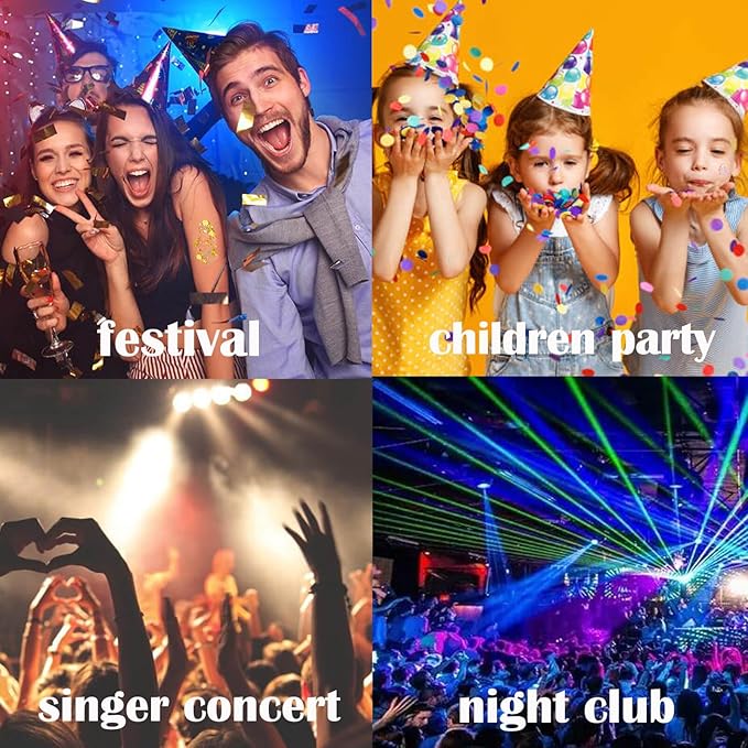 Red Body Hair Glitter Stick, Mardi Gras Makeup Chunky Sequins Face Glitter Rave Singer Concert for Kids, Halloween Glitter Paint for Kids,Waterproof Shimmer Accessories for Parties Carnival