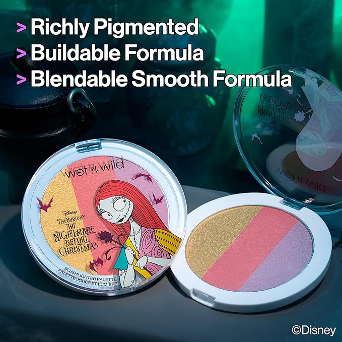 wet n wild Nightmare Before Christmas Blushlighter Palette