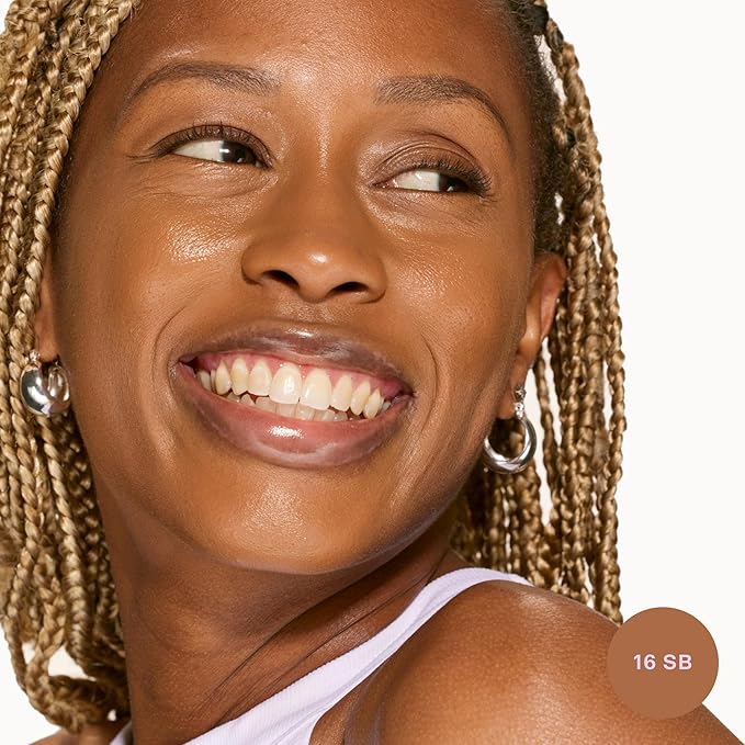 Tower 28 Beauty Swipe Serum Concealer - Hydrating Buildable Medium-Coverage Concealer with Skincare Benefits for Sensitive Skin - Shade 16 SB, Deep with Neutral Undertones, 0.22 Fl Oz