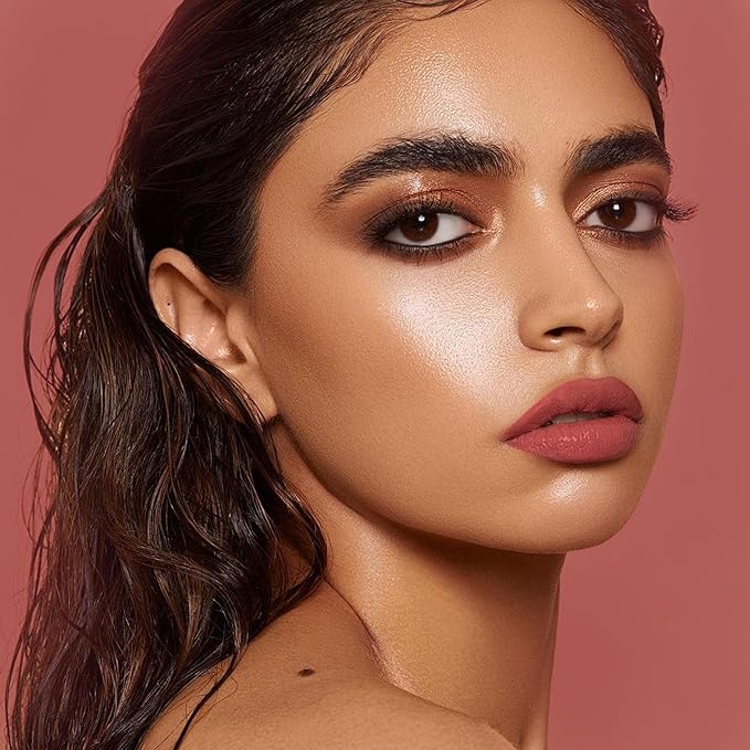 Red Lipstick Matte for Women Color Stay Long Lasting Lipstick Smudgeproof Liquid Lipsticks Cruelty Free Lip Color, Rose Heart