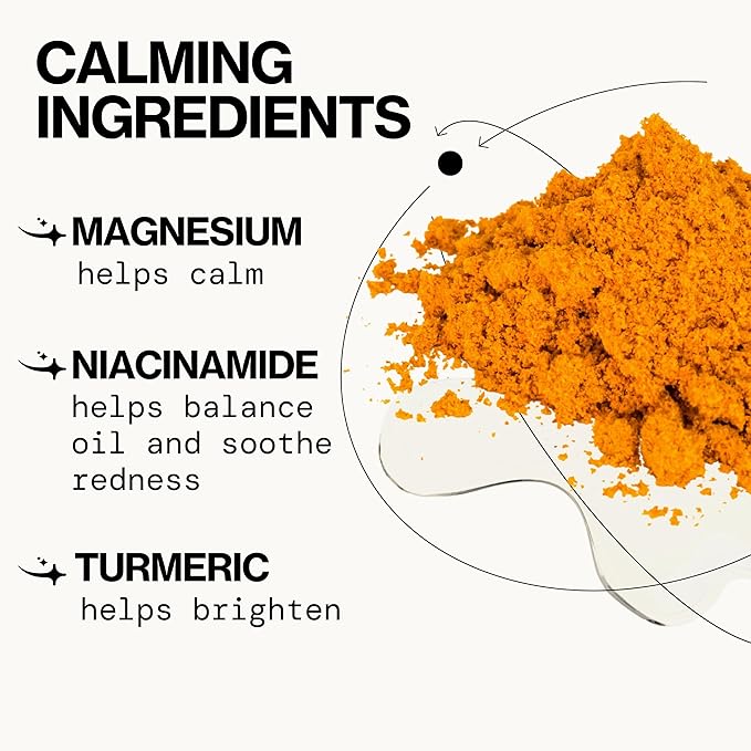 Pacifica Sheet Face Mask - Calm Space - Calming Facial Mask - Niacinamide & Turmeric Soothing Face Mask for Irritated Skin Clean Beauty Vegan & Cruelty-Free Dermatologist Tested