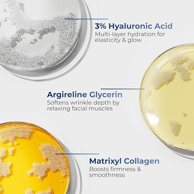 TURMSKIN® Hyaluronic Acid Serum Ampoules [ULTRA HYDRATING VIALS] - 3% Hyaluron Booster for Glass Skin & Anti Aging - 24 Hours Hydration - Soft PE Triple Hyaluronic Complex for Faceskin Repair & Renew