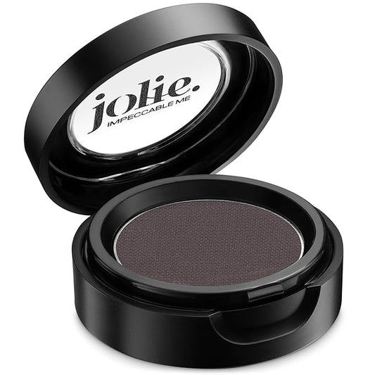 Jolie Cosmetics Powder Pressed Matte Eyeshadows - Cruelty Free, Vegan, Single Pan Eyeshadow 1.48g Smokey Eyes (Evening Plum)