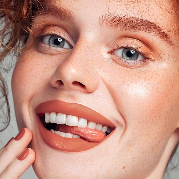 3-Pack Multicolor Matte Liquid Lipstick Set – Smoky Rose, Dusty Rose & Peachy Pink – Long-Lasting, Smudge-Proof, Waterproof – High-Pigment, Transfer-Resistant Colors for All-Day Wear