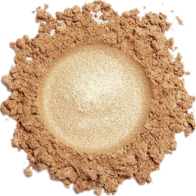 Demure Mineral Make Up (Gold Shimmer) Eye Shadow, Shimmer Eyeshadow, Loose Powder, Glitter Eyeshadow, Eye Makeup, Professional Makeup