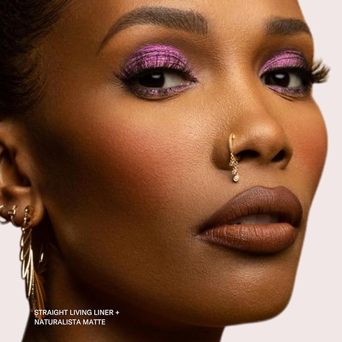 The Lip Bar - Nonstop Liquid Matte Lipstick, Naturalista (Soft Brown) - High Pigment - One Swipe - Long Lasting - Jojoba Oil & Vitamin E - Vegan & Cruelty Free - Makeup & Cosmetics - .24 fl oz