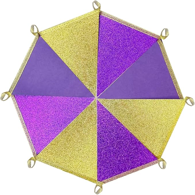 30Ft Purple Gold Party Decoration Pennant Banner Flag Hanging Glitter Paper Triangle Bunting for Baby Shower Birthday Bridal Shower Wedding Bachelorette Engagement Lavender Lilac Violet Party Supplies