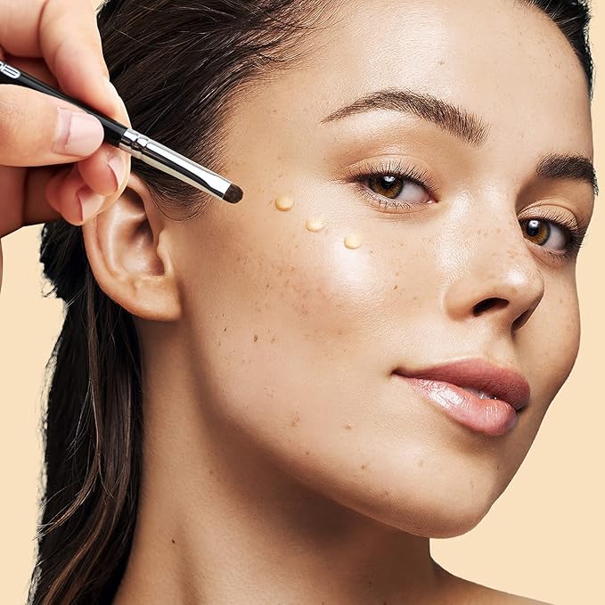 EIGSHOW Concealer Brush, Detail Shader Makeup Brush for Blending Eyeshadow, Concealing Small Blemishes and Imperfections - Precision Application (E867)