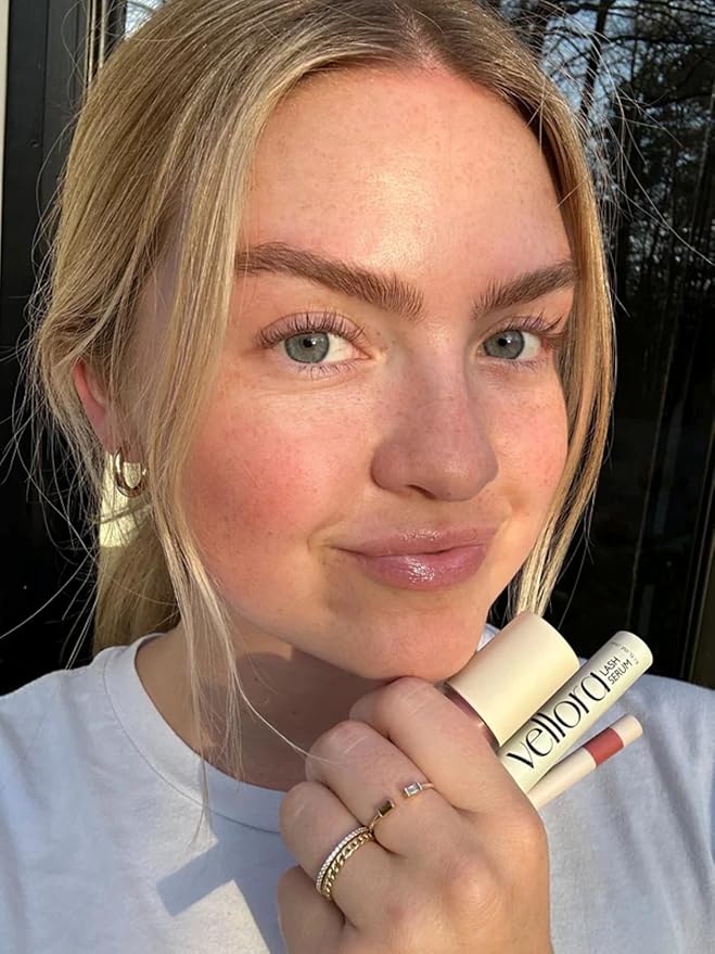 Lash Growth Serum for Longer, Thicker Lashes with Peptide & Botanical Blend – Supports Natural Eyelash Growth & Volume, 3mL