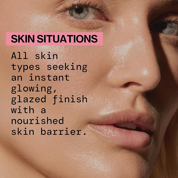 Pacifica Makeup Primer – Kind Glaze Dewy Glow Layer, Hydrating Primer with Vegan Collagen, Squalane & Ceramides for Soft-Focus Radiance, Vegan & Cruelty-Free, 1 fl oz