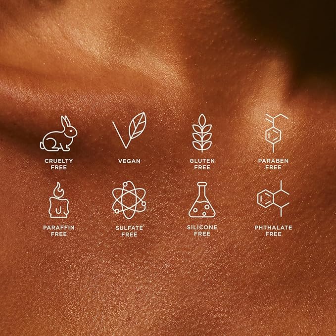 + Lux Unfiltered N°32 Deep Gradual Self Tanner, Hydrating Self Tanning Lotion with Shea Butter & Squalane - Non-Sticky, No Transfer, Natural-Looking Tan - Vegan & Cruelty-Free Sunless Tanner - Santal