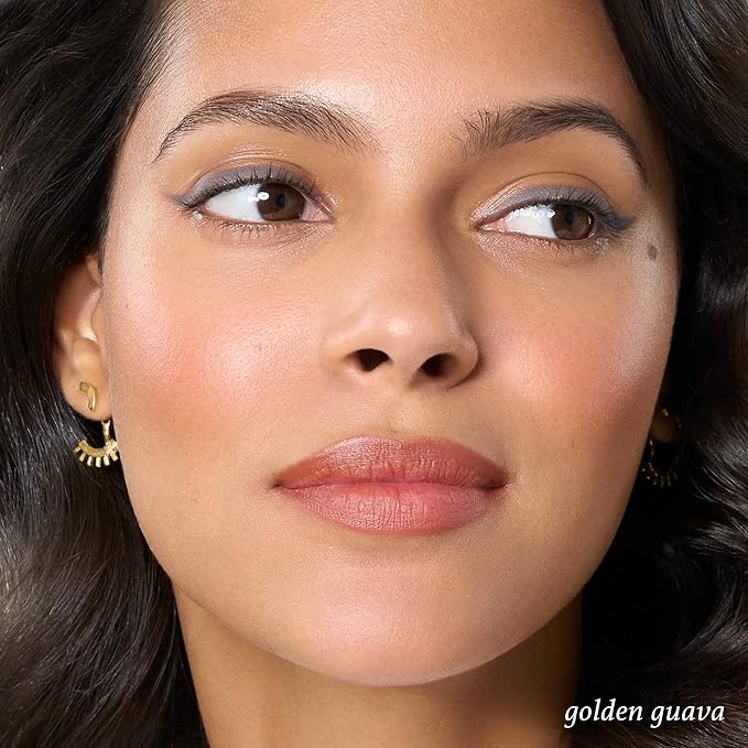 Julep Skip The Brush Cream to Powder Blush Stick - Golden Guava - Blendable and Buildable Color - 2-in-1 Blush and Cheek Makeup Stick