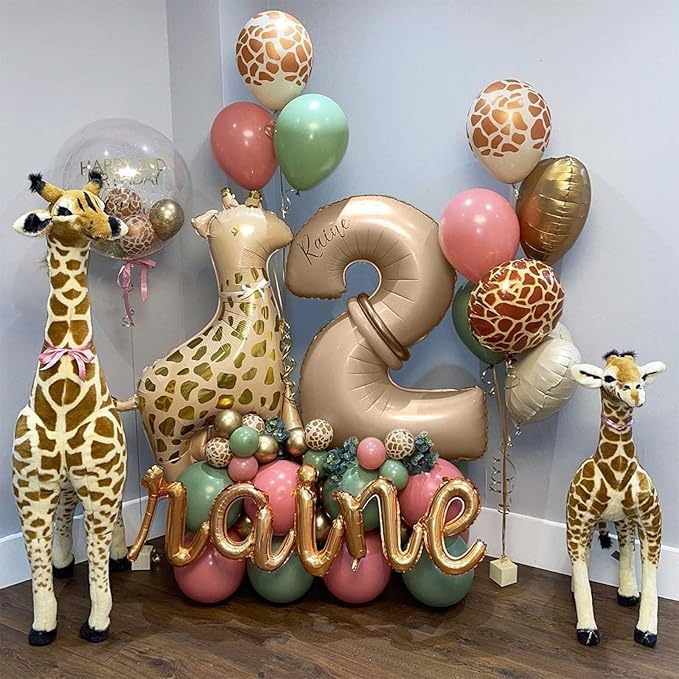 40 Inch Balloon Number 8 Nude, Large Apricot Foil Number Balloons Set 0-9, Neutral Digital 8 Helium Balloons for Girls Boys Men Women 8th 18th 80th Birthday Anniversary Graduation Party Decoration