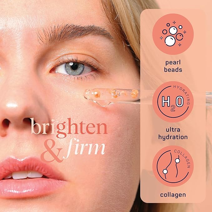 Spa Life Face Serum: FIRM Collagen Serum 100 ml (3.7 oz) - Enhanced Firmness and Hydration – Skin Smoothing, Face Plumping, Pearl-infused - Fights Fine Lines & Wrinkles, For All Skin Types