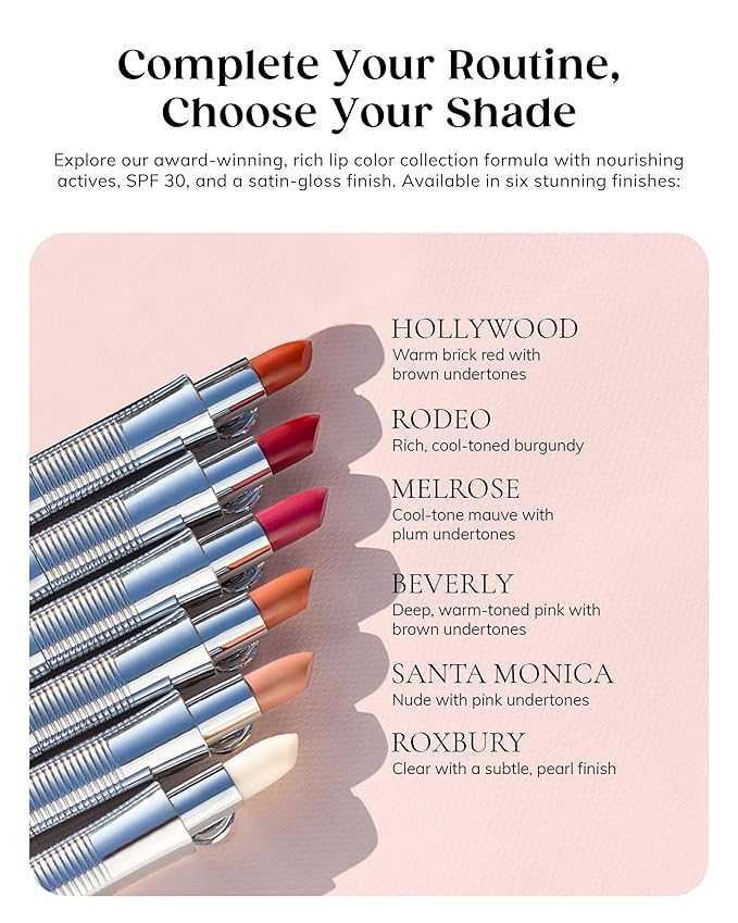 KAPLAN MD Perfect Pout Lipstick, Revitalizing Treatment + SPF 30 Sunscreen, 0.11 oz