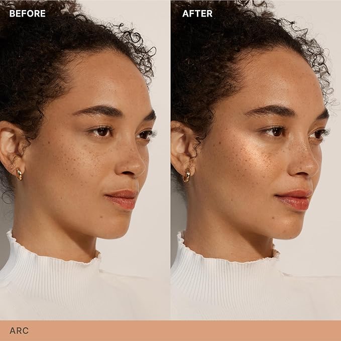 ILIA - Lightshift Cream Highlighter | Non-Comedogenic, Long-Lasting, Vegan, Cruelty-Free | Weightless, Seamless, Silky Highlighter (Arc - Peachy Gold, 0.27 oz | 7.8 g)