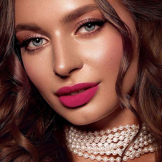 MAKI YIKA Rose Pink Lipstick for Women Color Stay Long Lasting Lipsticks, No Smudge Matte Liquid Lipstick Transferproof Cruelty-Free Lip Color | ROSE PINK