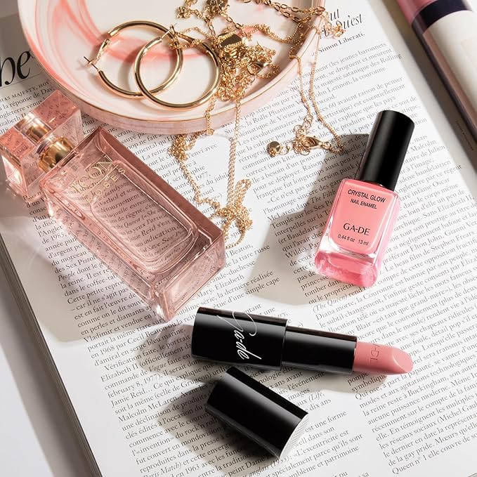 GA-DE Selfie Full Color Lipstick, 850 - Long Lasting High Pigment Lipstick with Argan Oil - Creamy Radiant Shine and Hydrating Benefits - 0.14 oz