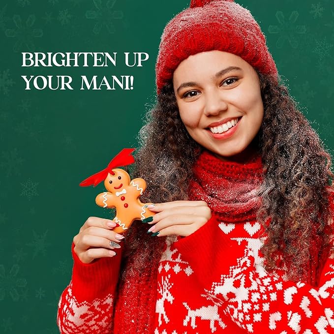 Beetles Carnival Evergreen Gel Nail Polish Set 6 Pcs Glitter Green Sparkle Gel Polish Kit Soak Off UV Nail Lamp Avocado Dark Green Nail Gel Nail Kit Nail Art Design