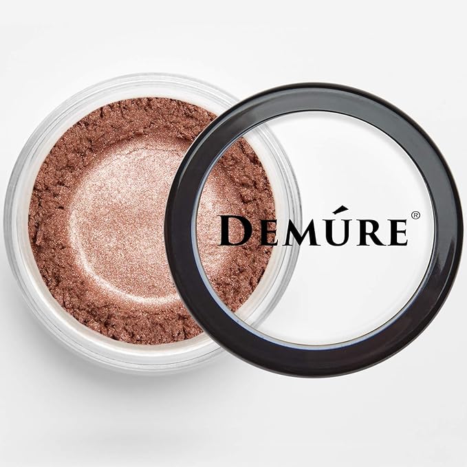 Demure Mineral Make Up Eye Shadow (Deep Champagne), Shimmer Eyeshadow, Loose Powder, Glitter Eyeshadow, Eye Makeup, Professional Makeup