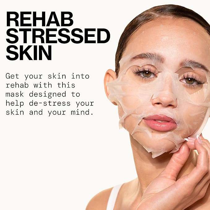 Pacifica Beauty Skin Rehab Coconut and Caffeine Facial Mask, Skincare, Green Tea, Puffiness, Face Mask, Sheet Mask, Face Care, All Skin Types, Vegan (6 Sheets)