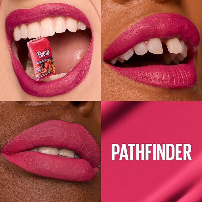 Maybelline Super Stay Matte Ink Liquid Lipstick Makeup, Long Lasting High Impact Color, Up to 16H Wear, Pathfinder, Berry Pink, 1 Count, Packaging May Vary