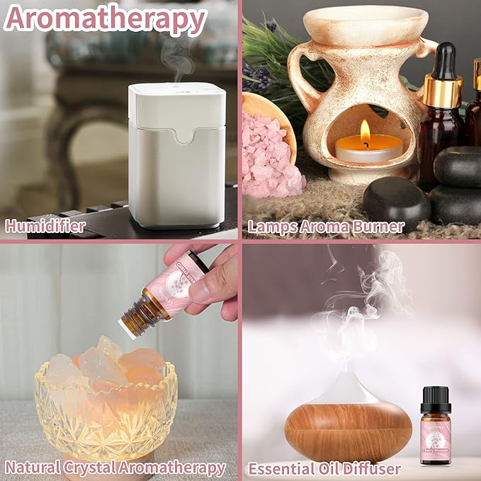 yethious Cherry Blossom Essential Oils for Diffuser & Aromatherapy Pure Cherry Blossom Oil - 10ML