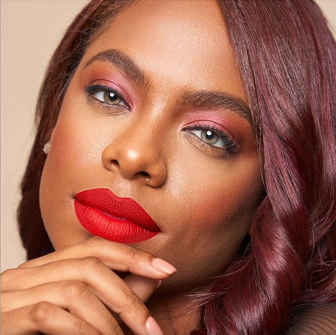 The Lip Bar - Nonstop Liquid Matte Lipstick, Hot Mama (Deep Rich Brown) - One Swipe - Long Lasting - Jojoba Oil & Vitamin E - Vegan & Cruelty Free - Makeup & Cosmetics - .24 fl oz - 2 Pack