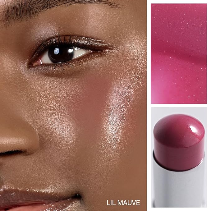 hince True Dimension Radiance Balm - Highlighter for Korean Glass Skin, Blush for Cheeks, Cream Blush, Contour Stick, Natural Glowy Look, Clean Makeup for Radiant Complexion, 10g (LIL MAUVE, TP006)