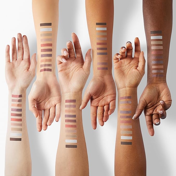 Pacifica Cocoa Nudes Mineral Eyeshadow Palette – 10 Shades Eye Makeup Naked Mineral Eye Shadow - Earth-Tone Rich Chocolate & Praline Neutral Talc-Free Highly Pigmented Cocoa Butter Clean Beauty Vegan