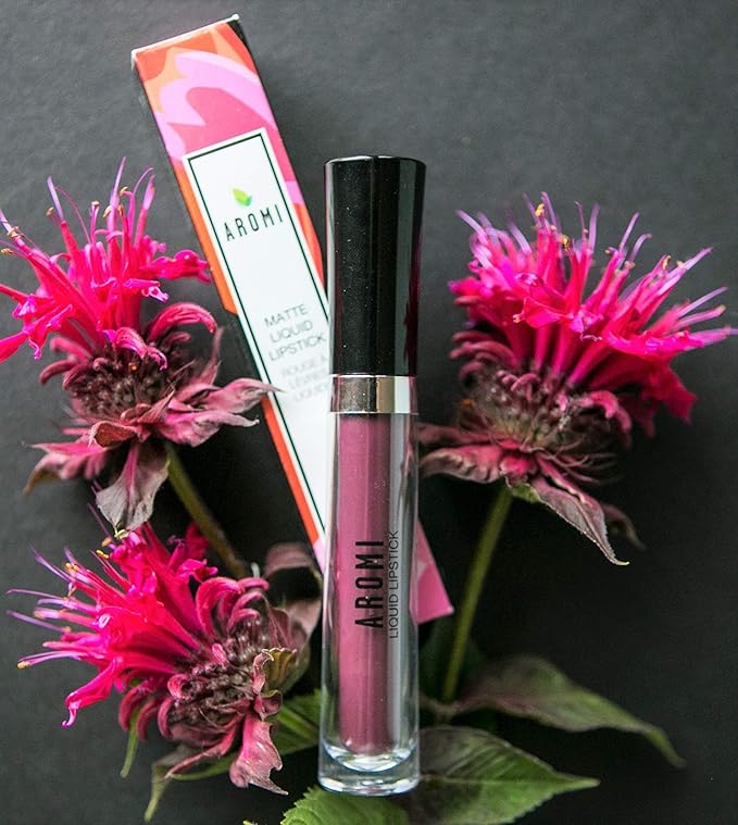 Aromi Matte Liquid Lipstick | Rose Burgundy, Pink Maroon Lip Color, Long Lasting, Waterproof, Long Wear, Smudge Proof, Vegan Makeup (Sweet Marsala)