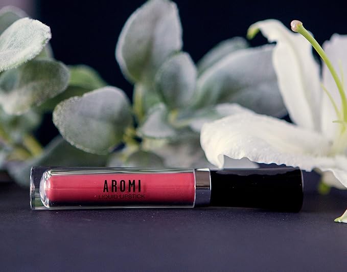 Aromi Terra Cotta Matte Liquid Lipstick | Long-Lasting, Burnt Orange Lip Color for Women, Nutmeg, Ginger Shade, Vegan, Handmade (Terra Cotta)
