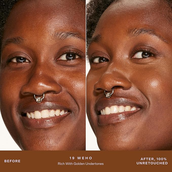 Tower 28 Beauty Swipe Serum Concealer - Hydrating Buildable Medium-Coverage Concealer with Skincare Benefits for Sensitive Skin - Shade 19 SGV, Deep with Warm Undertones, 0.22 Fl Oz