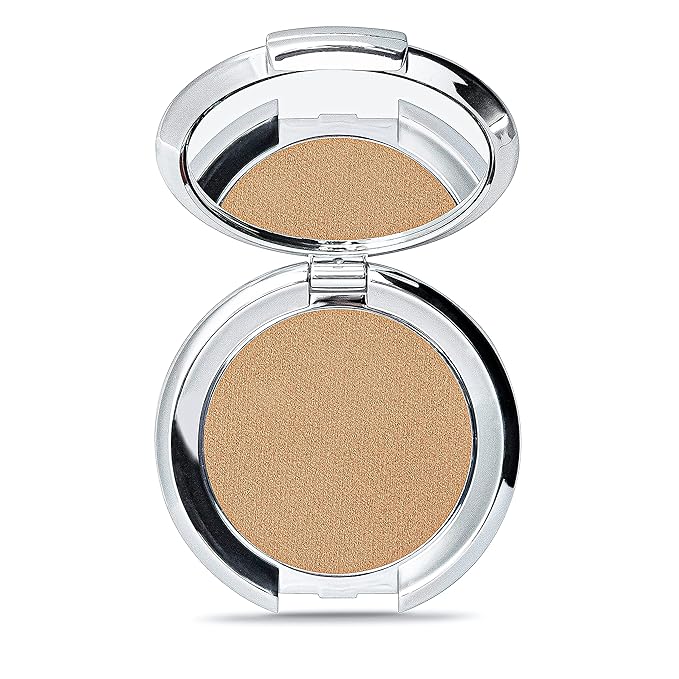 Nude Envie - Powder Highlighter - Velvety Texture & Easy Application - Smooth, Buildable, Shimmer Finish - Infused With Crushed Pearls - Mirror Compact - Vegan, Paraben-Free & Cruelty-Free - Goddess