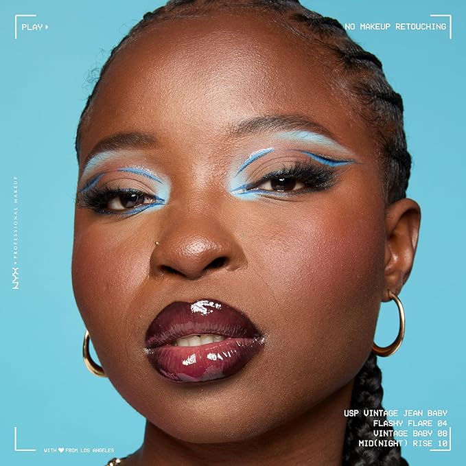 NYX PROFESSIONAL MAKEUP Epic Ink Liner, Waterproof Matte Liquid Eyeliner with Vegan Formula - Stone Washed (Grey)