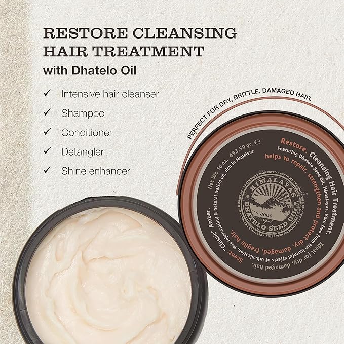 Tweak’d by Nature - Restore Cleansing Damaged Hair Treatment, Sulfate Free Conditioner for Damaged Dry Hair, Shampoo, Detangler, and Intensive Hydrating Solution and Shine Serum (16oz)