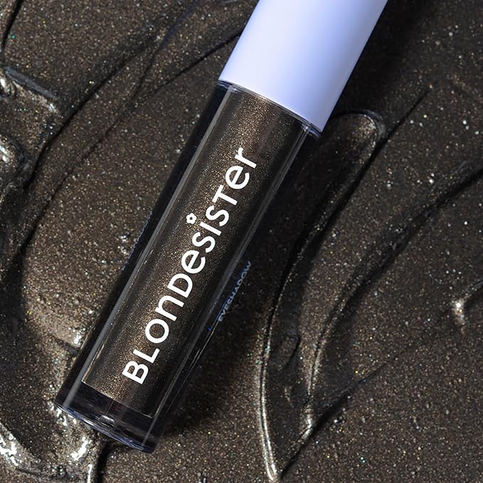 Gloweye Liquid Eyeshadow - Highly Pigmented Shimmer Eyeshadow - Intense Color Payoff and Long-Lasting Wear - 09 Midnight Brown - 0.084 oz